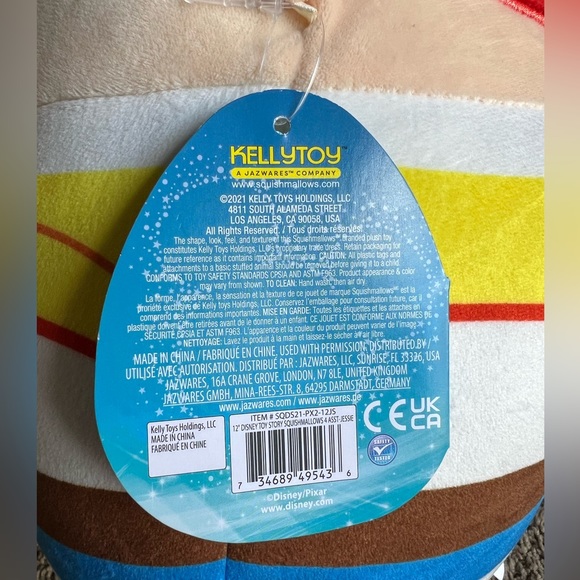 Disney Toy Story 12” Jessie & 16” Woody Squishmallow - Picture 8 of 9